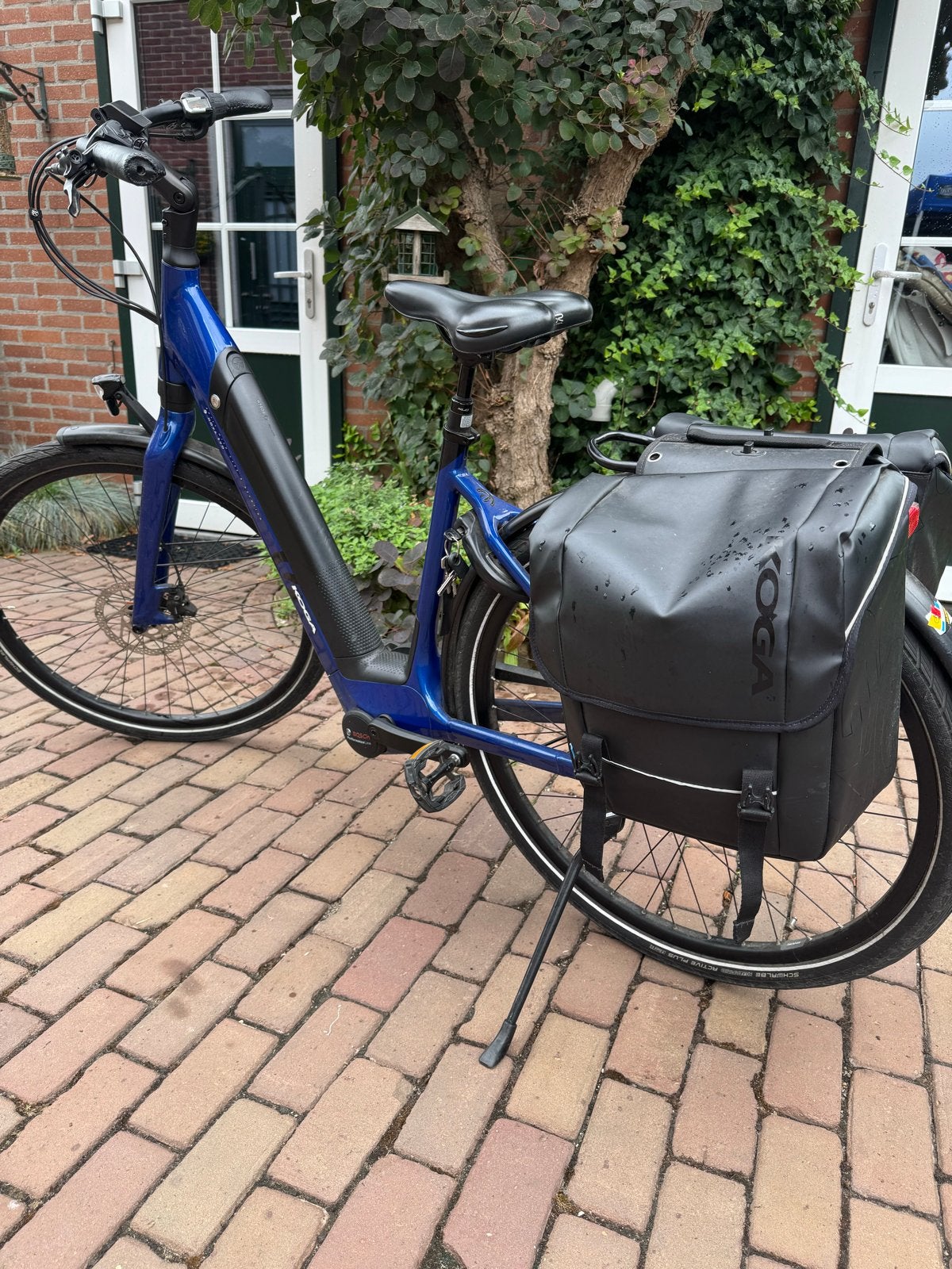 Koga E-nova evo PT pro met fietstassen, Gebruikt, 51 tot 55 cm, 50 km per accu of meer, Ophalen