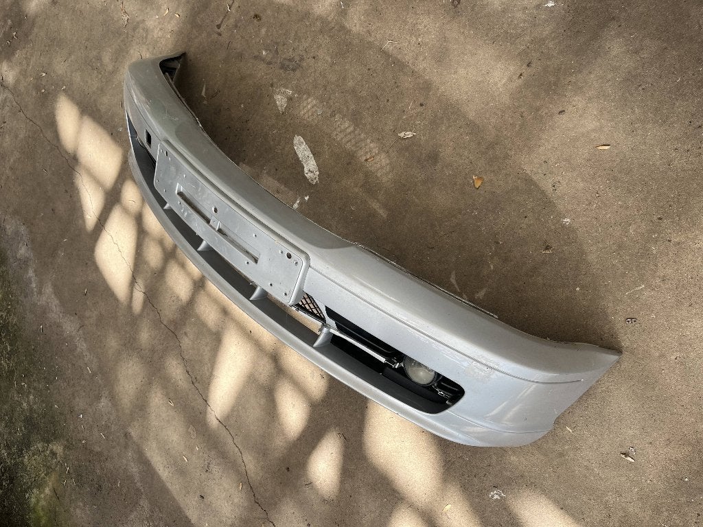 BMW e46 Coupe/Cabrio voorbumper pre-facelift titansilber, Auto-onderdelen, Ophalen, Gebruikt, Voor, Bumper