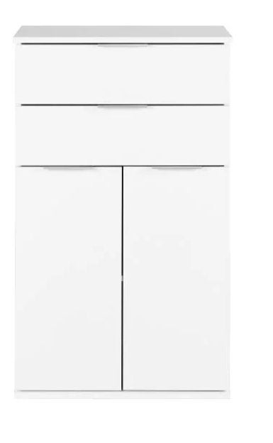 LIVARNO Liverpool kast wit – 2 lades + 2 deuren, Ophalen, Met lade(s), 50 tot 100 cm, Zo goed als nieuw