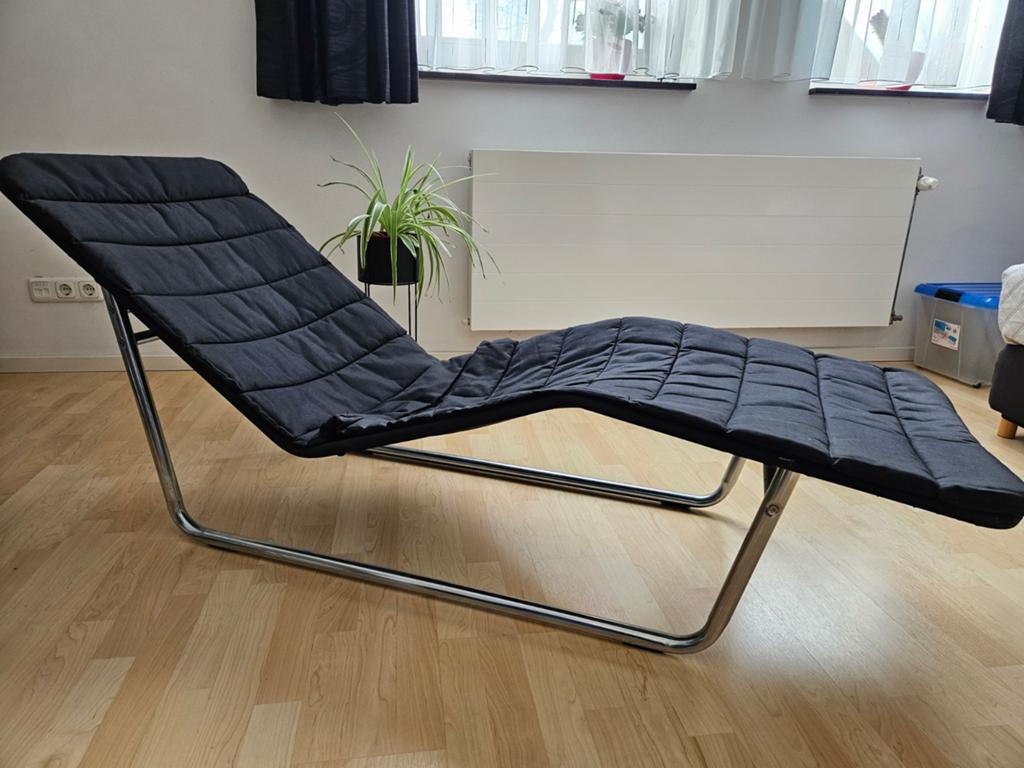 Ligbed, Tuin en Terras, Ligbedden, Ophalen of Verzenden, Zo goed als nieuw, Aluminium