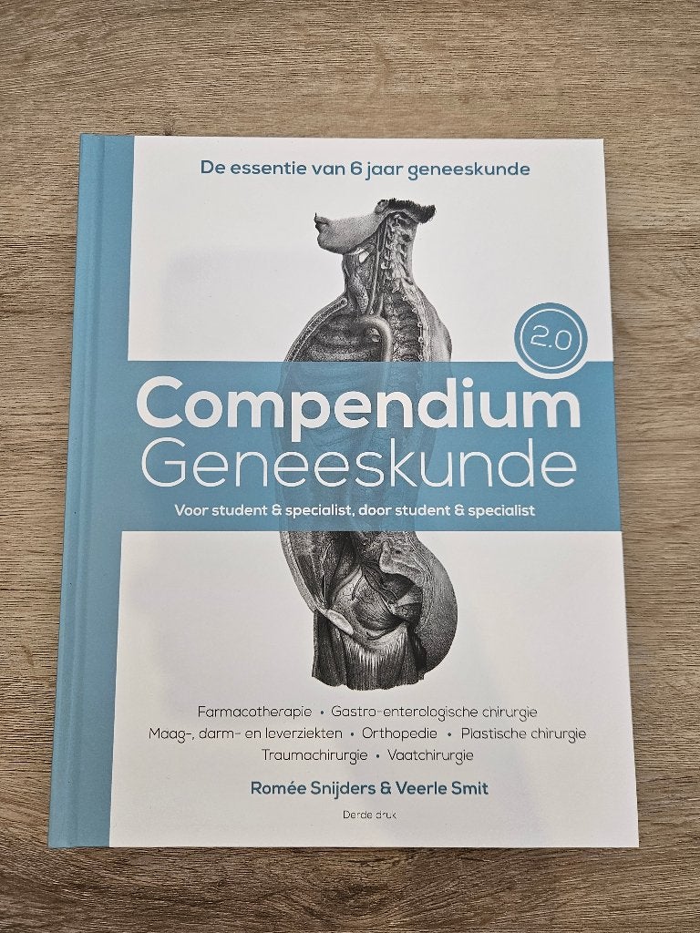 Compendium Geneeskunde 2.0 deel 4, Romée Snijders & Veerle Smit, Nieuw, Ophalen of Verzenden, WO