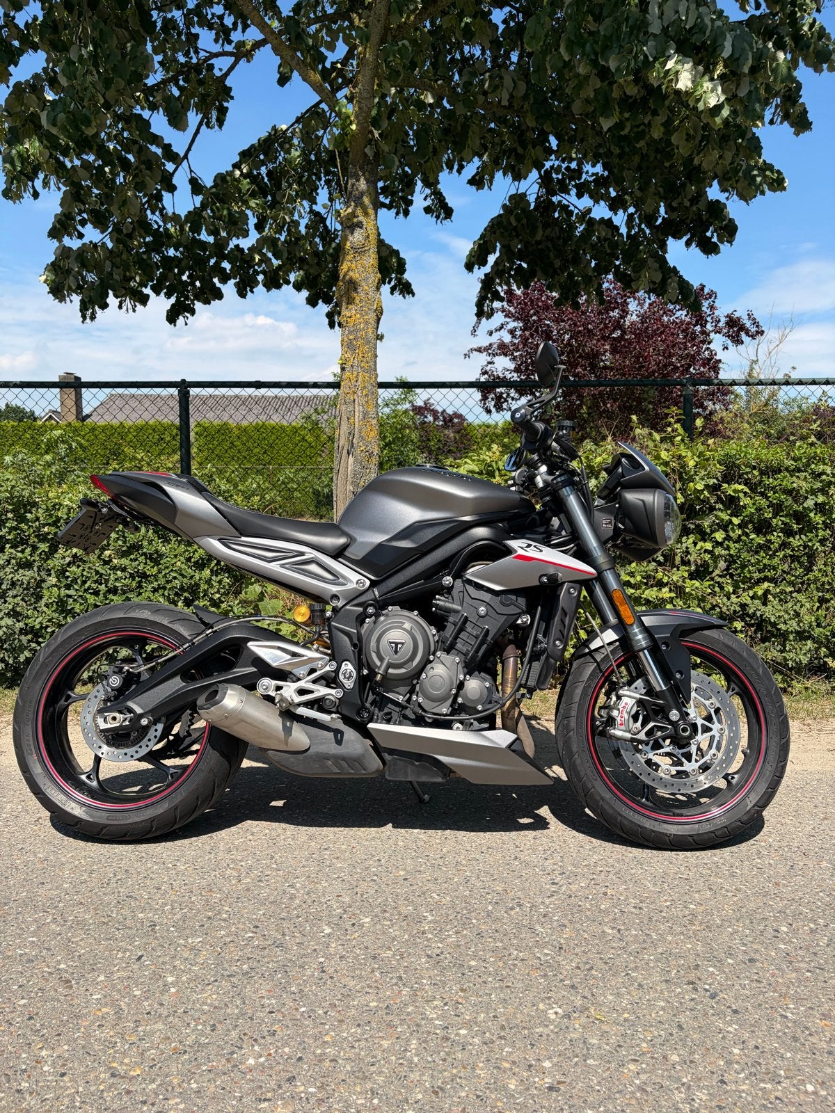 Triumph Street Triple 765 RS - weinig kilometers, Motoren, Traction Control, Motorrijbewijs A, Gebruikt, 3 cilinders