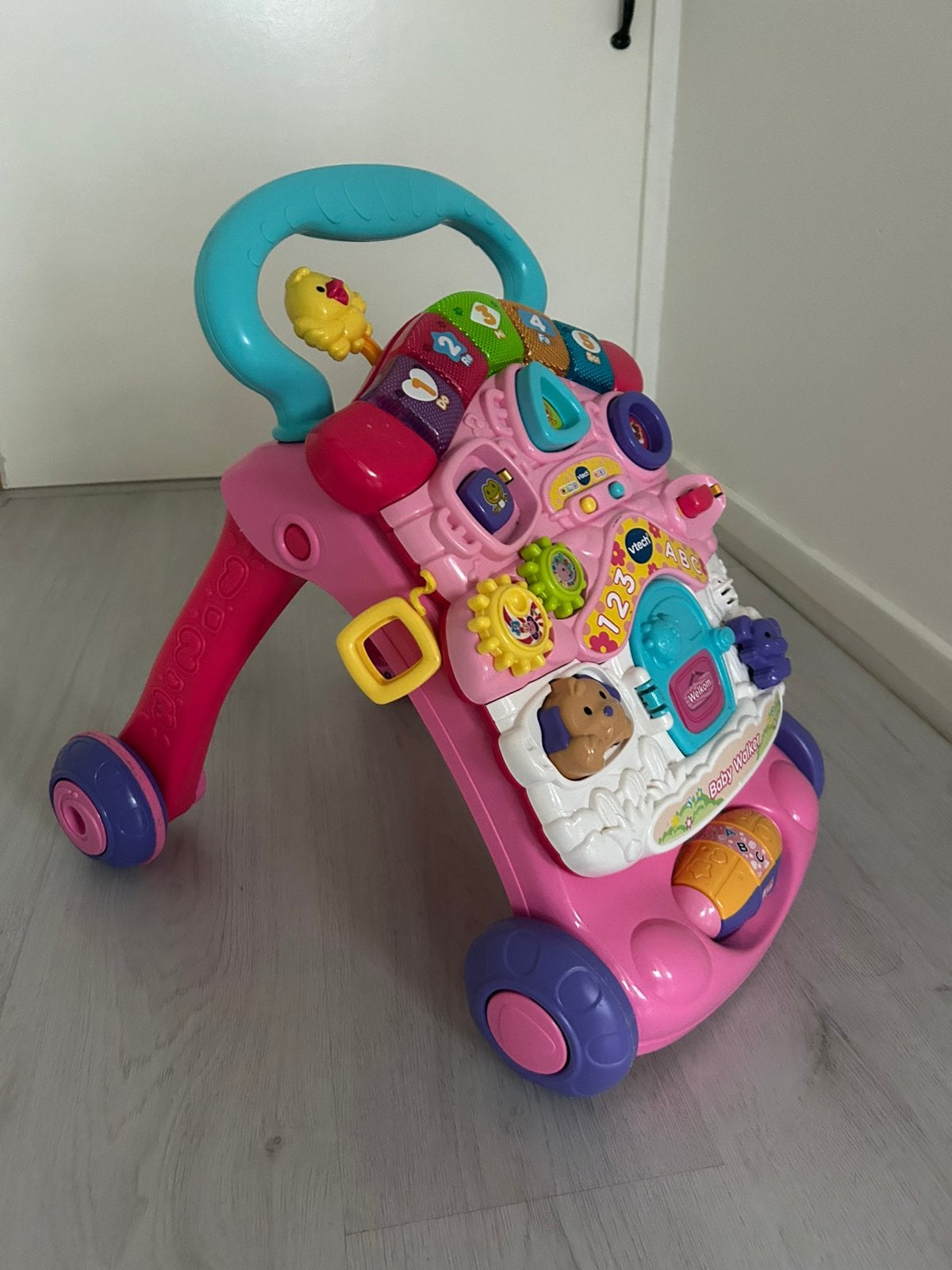 Vtech loopwagen, Kinderen en Baby's, Speelgoed | Vtech, Ophalen, Zo goed als nieuw, 6 maanden tot 2 jaar