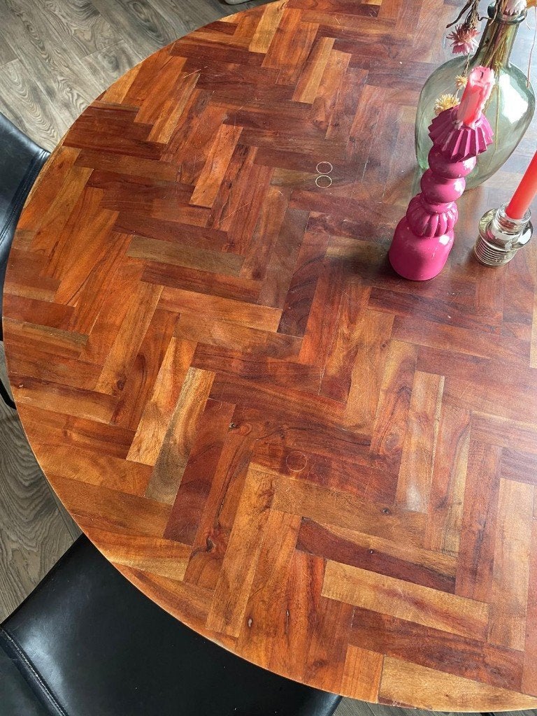 Foto 3 van Tafel, stoelen, ronde rafel, set, compleet