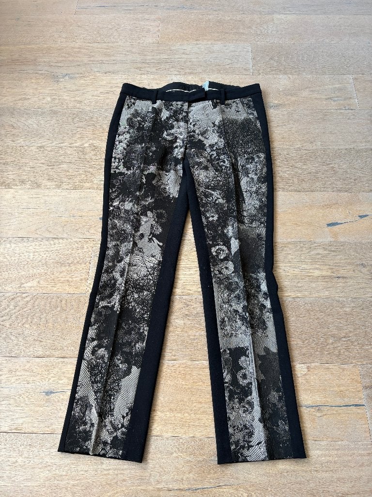 zwarte Marccain broek met print op voorkant mt 40/N4, Maat 38/40 (M), Zwart, Ophalen of Verzenden, Zo goed als nieuw