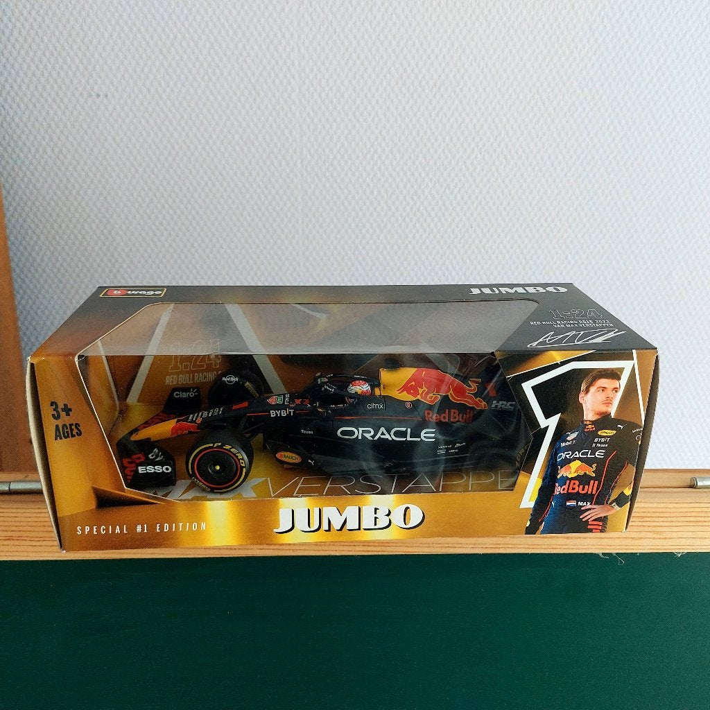 Redbull F1 Max Verstappen Bburago 1 op 24, Ophalen of Verzenden, Nieuw, Auto, Bburago