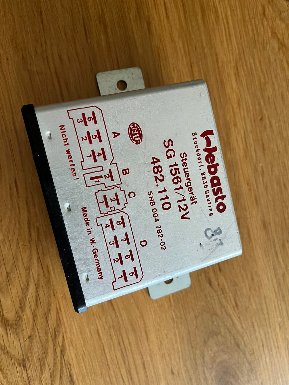 Originele Webasto stuurappaat SG 1561/12V, Ophalen of Verzenden, Gebruikt