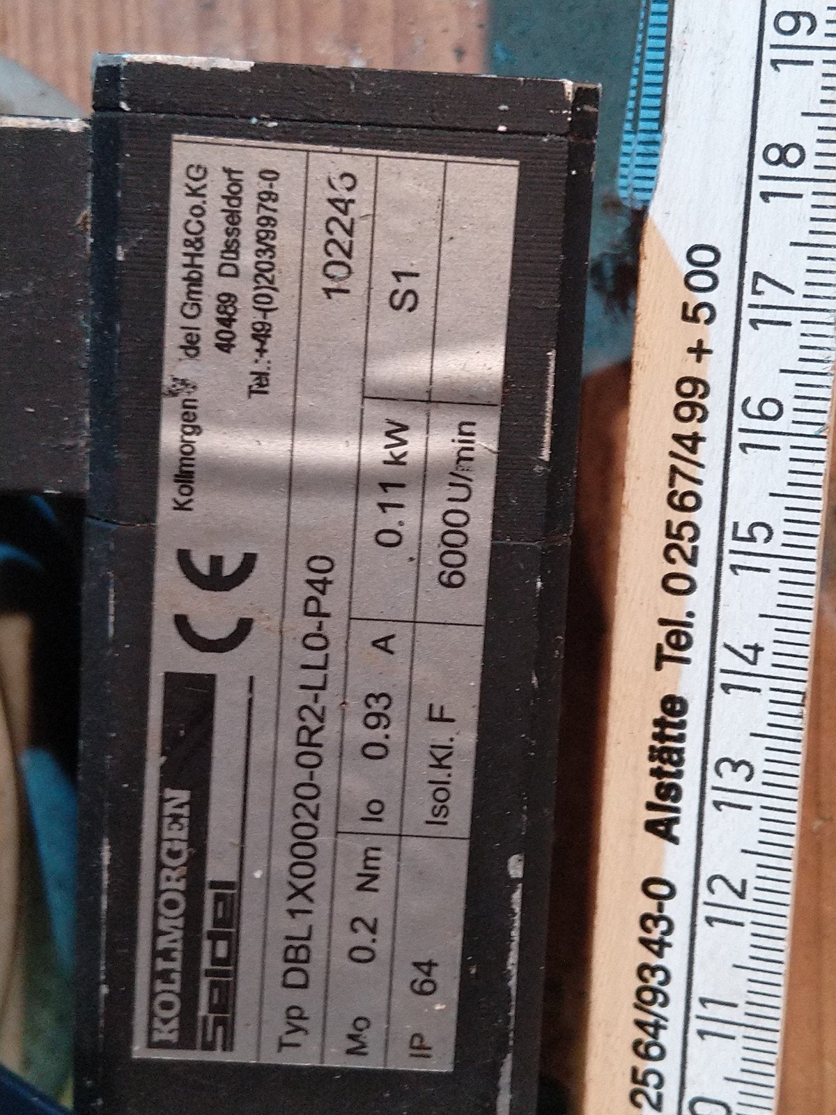 kollmorgen servo motoren met vertraging 8:1, Ophalen of Verzenden, Gebruikt, Elektromotor