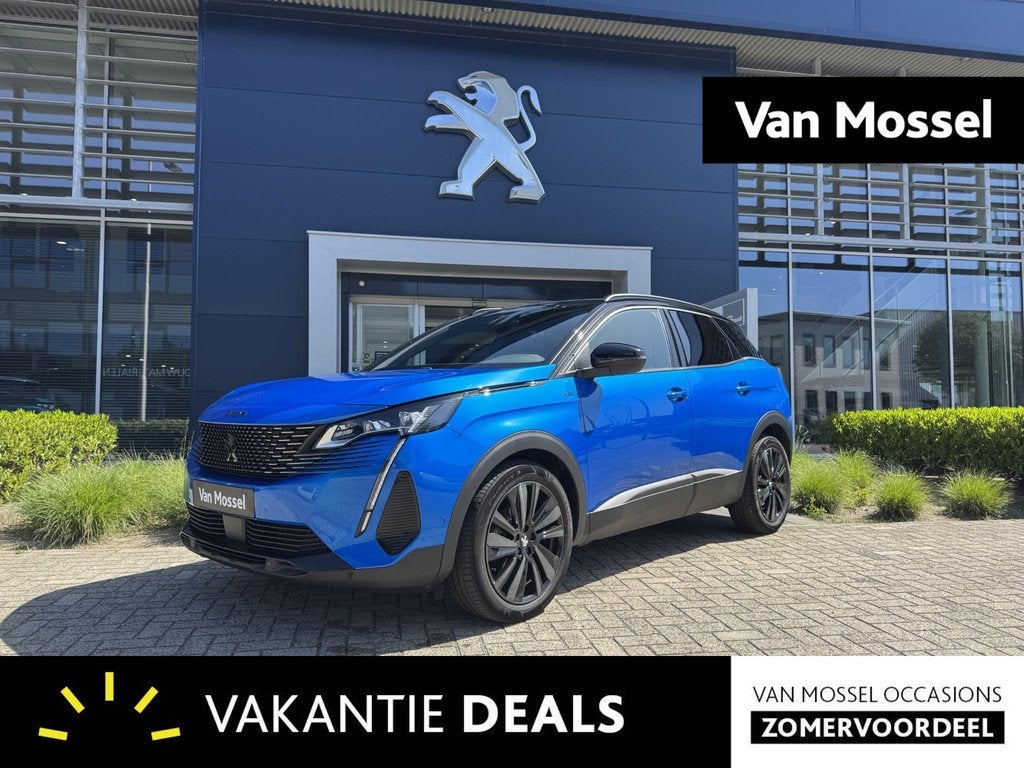 Peugeot 3008 PureTech 130 GT Black Pack l Focal Audio l Elek, Gebruikt, 1199 cc, Blauw, Origineel Nederlands