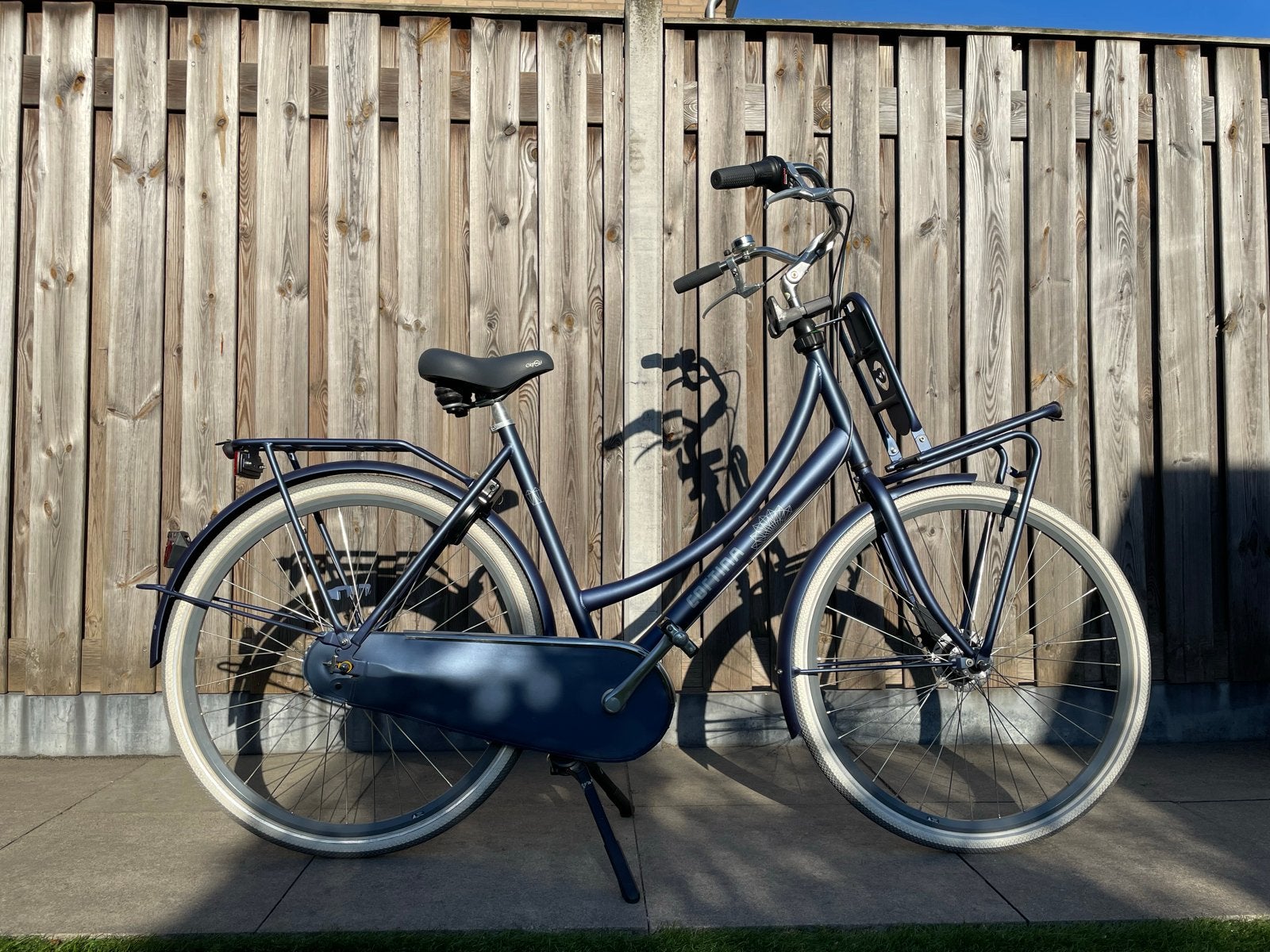 Cortina Family fiets (mamma fiets) - Zo goed als nieuw, Fietsen en Brommers, Fietsen | Dames | Moederfietsen, Overige merken, Dubbele standaard