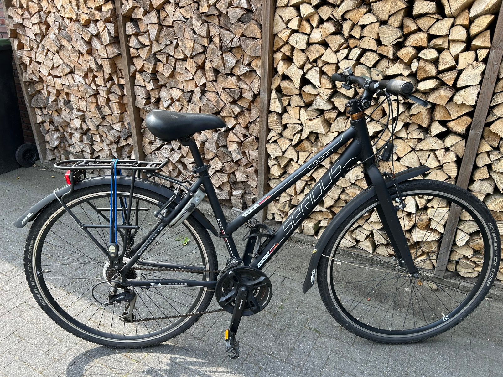 Kleine lichte sportieve damesfiets zwart., Fietsen en Brommers, Fietsen | Dames | Damesfietsen, Gebruikt, Velgrem, 47 tot 50 cm