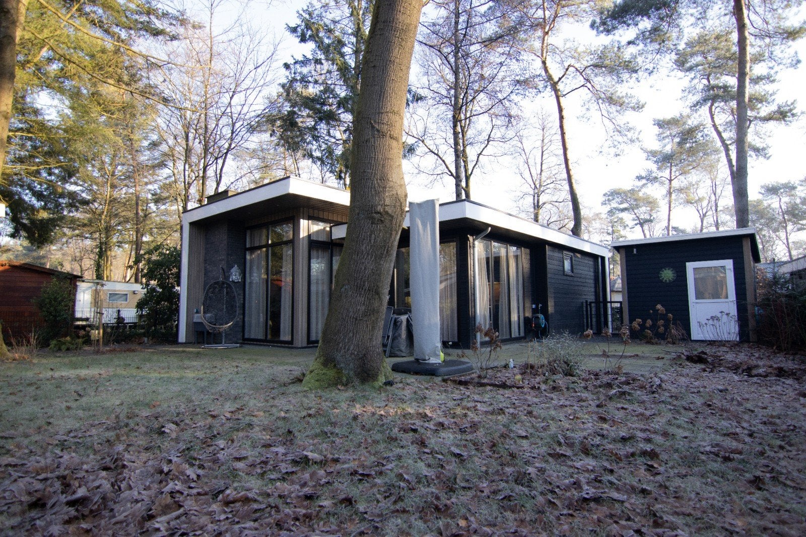 recreatiewoning Hoenderloo, Tuin, In bos, 2 slaapkamers, Recreatiepark