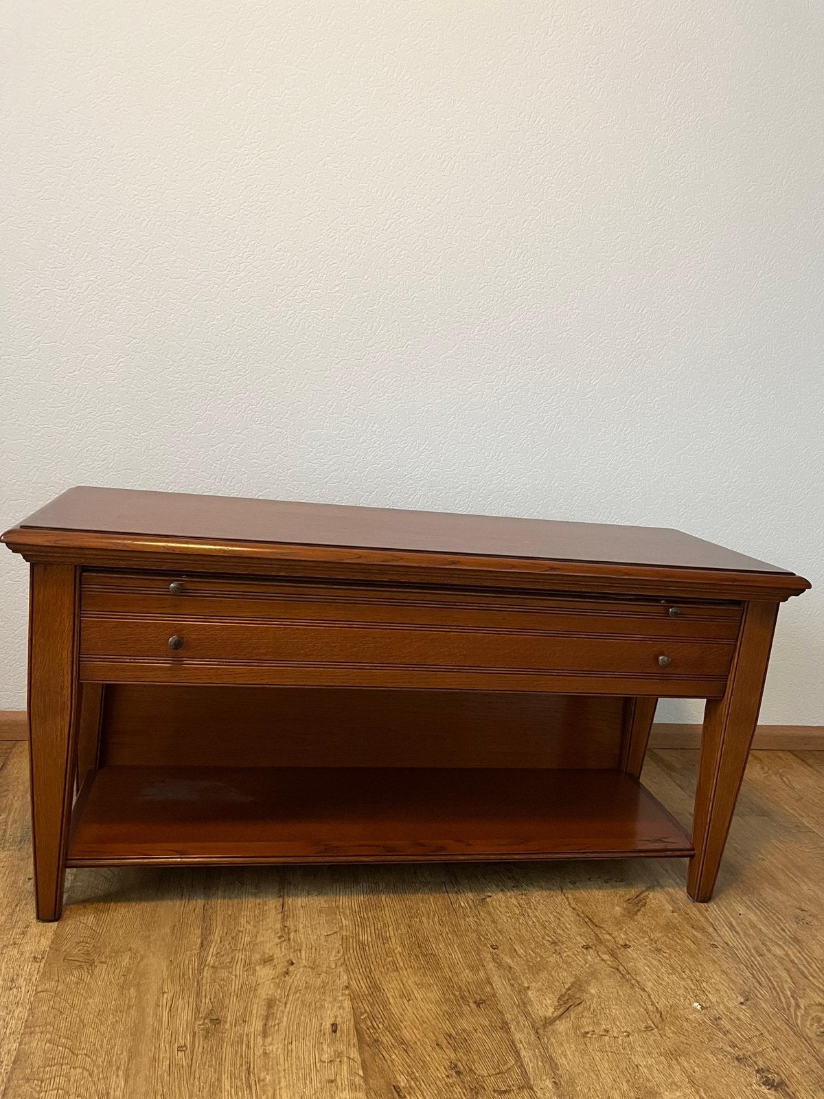 Mooi houten tv-kastje - 110x51x40 cm, Ophalen, 100 tot 150 cm, Zo goed als nieuw, Minder dan 100 cm