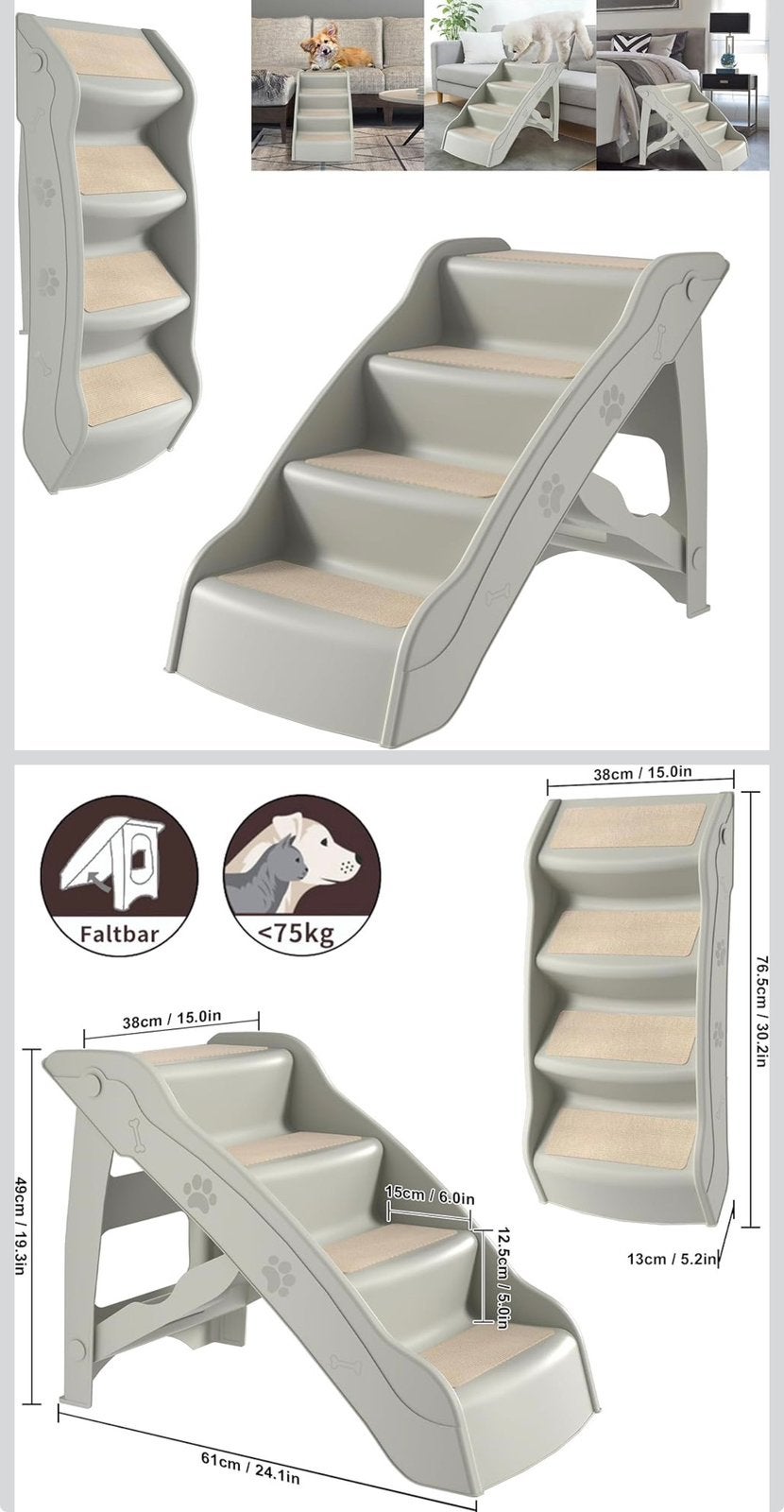 Helemaal nieuw- Dog Stairs, Ophalen, Nieuw, Krabpaal