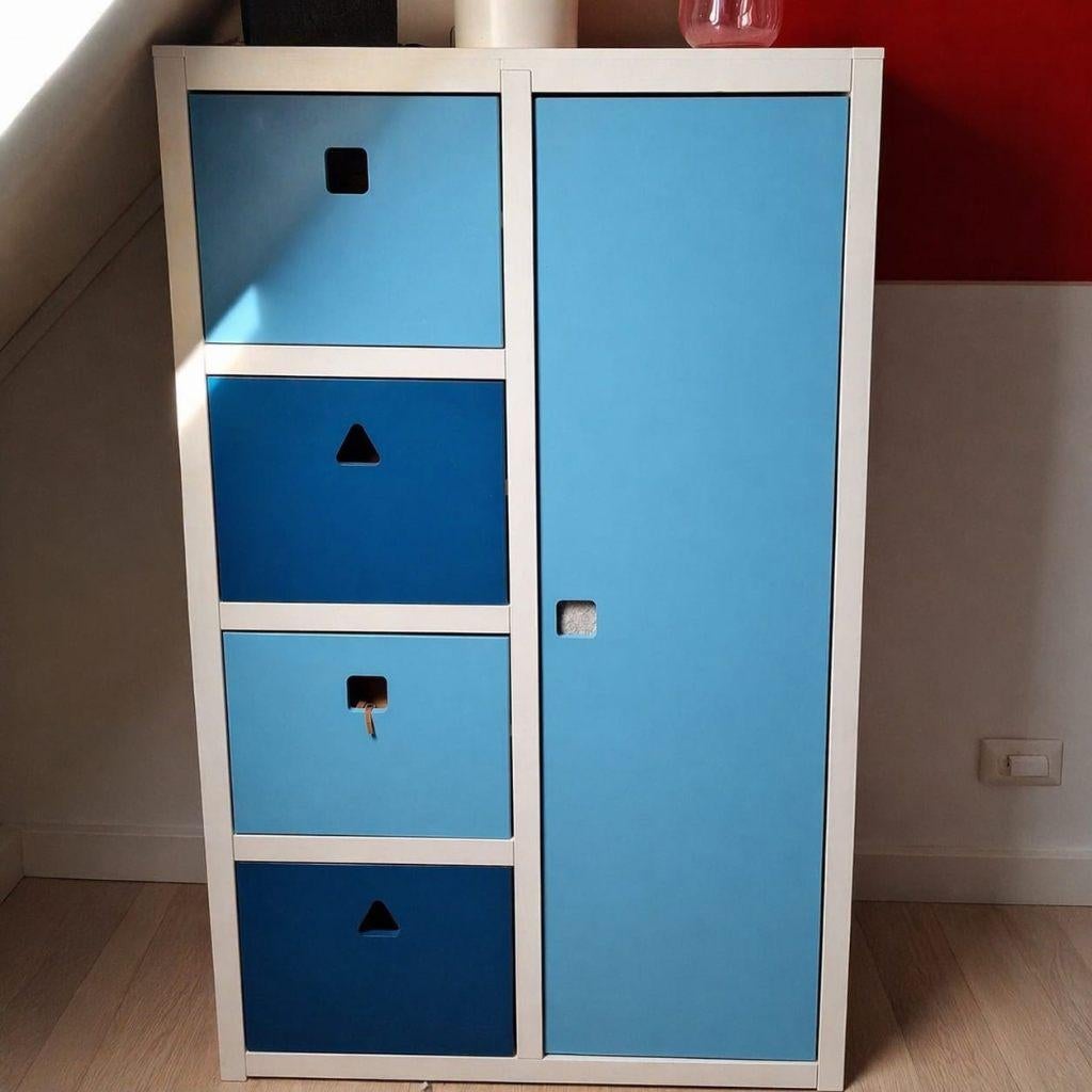 Kinder kledingkast, Gebruikt, 50 tot 100 cm, 150 tot 200 cm, 50 tot 75 cm