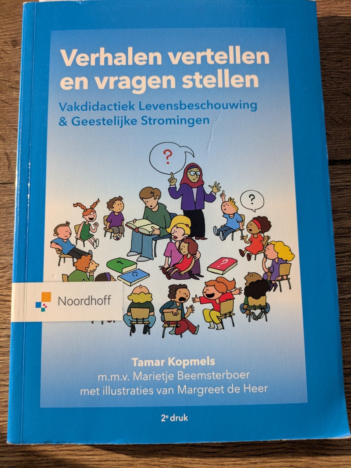 Tamar Kopmels - Verhalen vertellen en vragen stellen, Boeken, Ophalen of Verzenden, Zo goed als nieuw, Overige niveaus, Nederlands