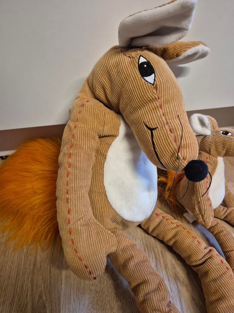 Leefstijl onderwijs jikke handpop + knuffeltje, Ophalen of Verzenden