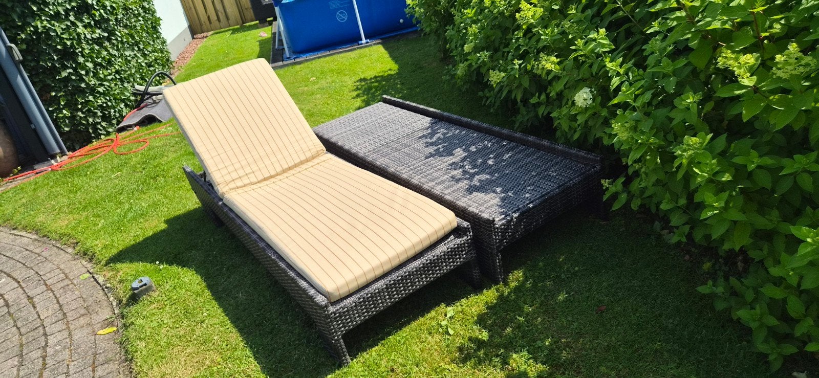 2 Ligbedden, Tuin en Terras, Ligbedden, Ophalen, Verstelbaar