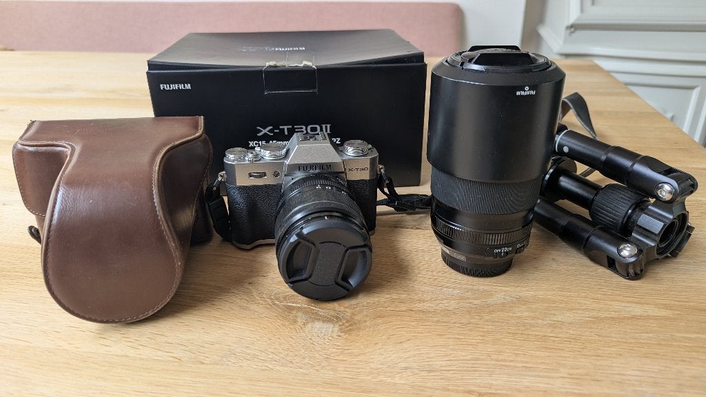 Fujifilm X-T30 II + 2 lenzen + accessoires, Audio, Tv en Foto, Fotocamera's Digitaal, Zo goed als nieuw, Fuji, Geen optische zoom
