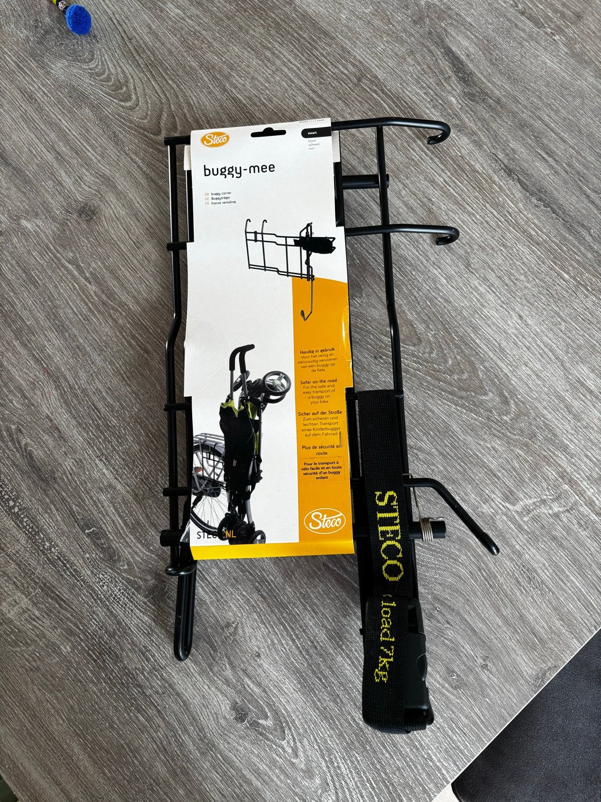 Steco Buggy-Mee fietsdrager voor buggy of kinderwagen, Fietsen en Brommers, Fietsaccessoires | Buggydragers, Ophalen, Nieuw