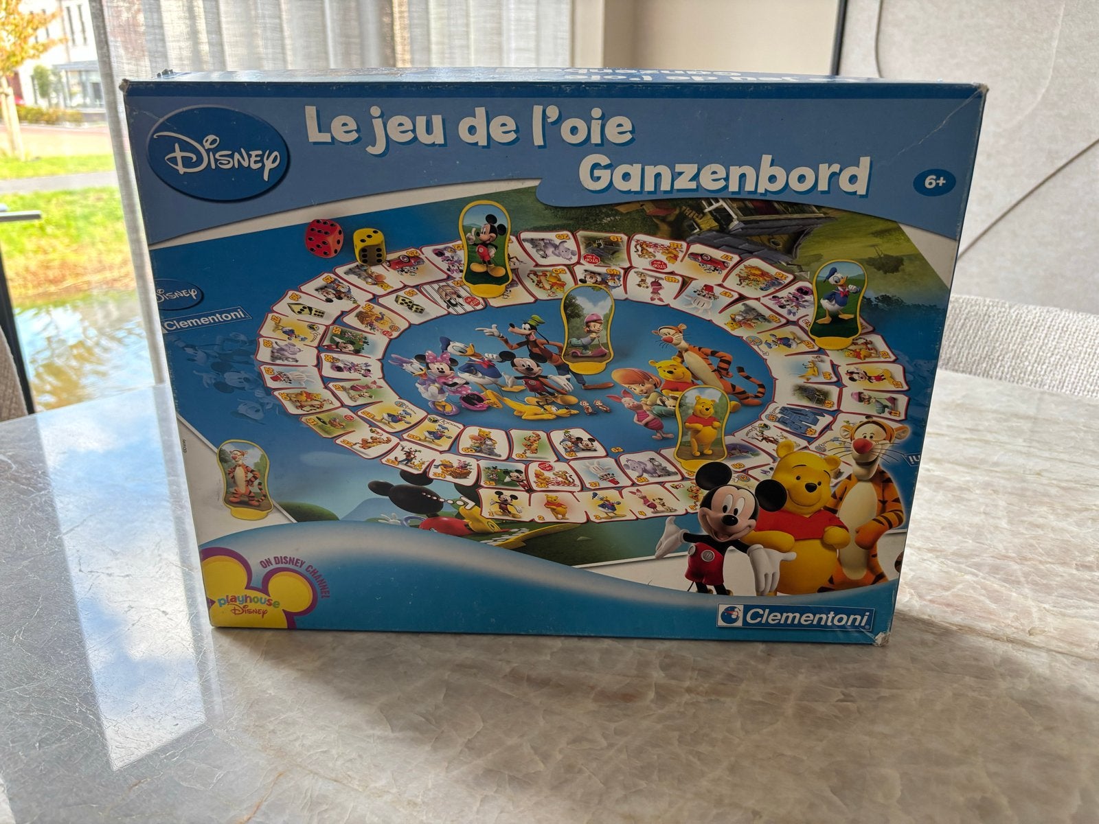 Disney Ganzenbord - Clementoni Bordspel, Drie of vier spelers, Ophalen of Verzenden, Gebruikt