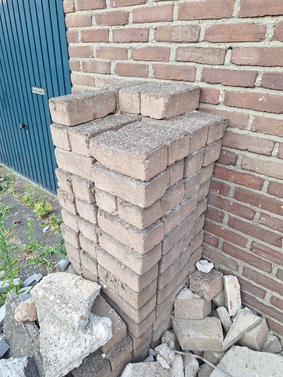 Gratis stapel klinkers, Ophalen, Beton, Klinkers
