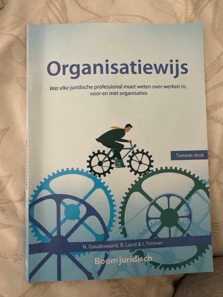Boek Organisatiewijs, Diverse auteurs, Zo goed als nieuw, Beta, HBO
