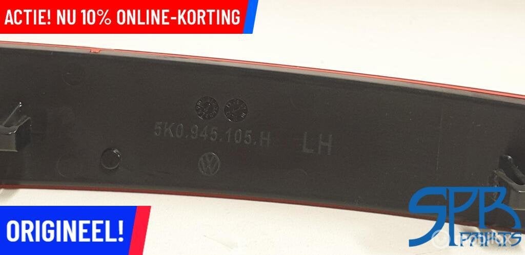 GOLF 6 VI GTI GTD Reflector linksachter 5K0945105H LINKS, Volkswagen, Nieuw, Ophalen of Verzenden, Volkswagen