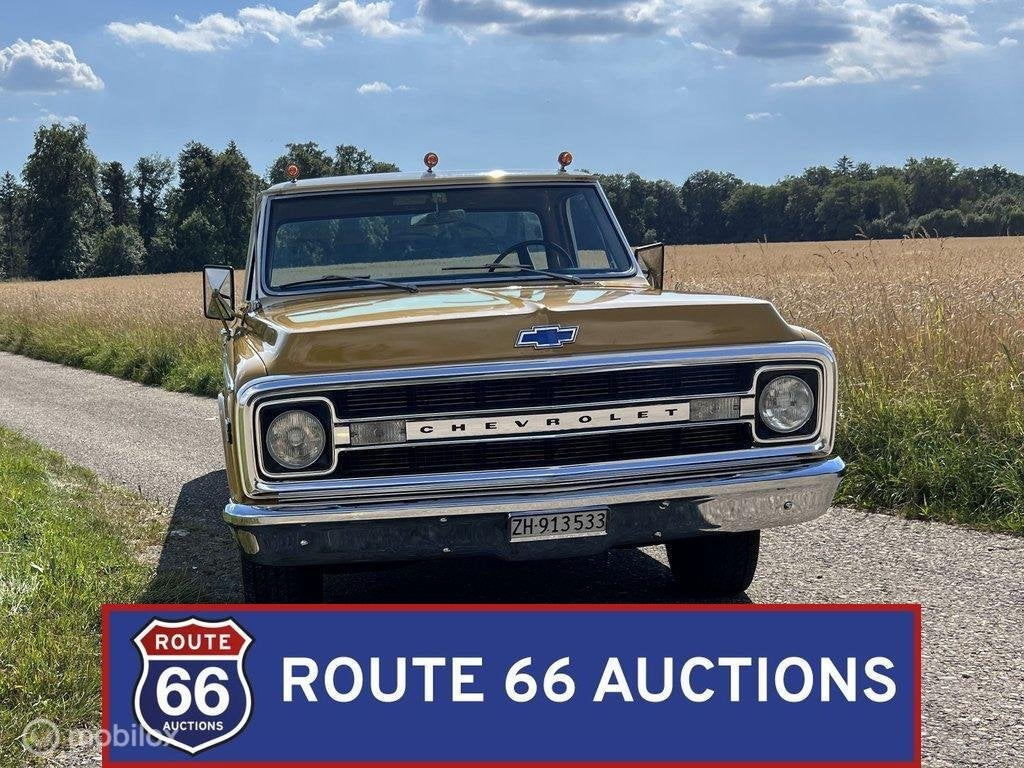 Chevrolet C10 | 1970 | Route 66 Auctions, Overige carrosserieën, Chevrolet, Zwart, Bedrijf