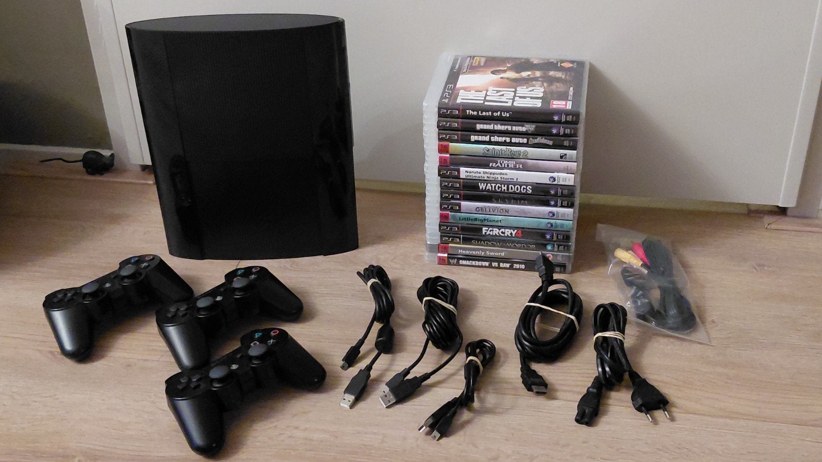 PlayStation 3 met 14 Spellen en 3 Controllers, Ophalen of Verzenden, Gebruikt