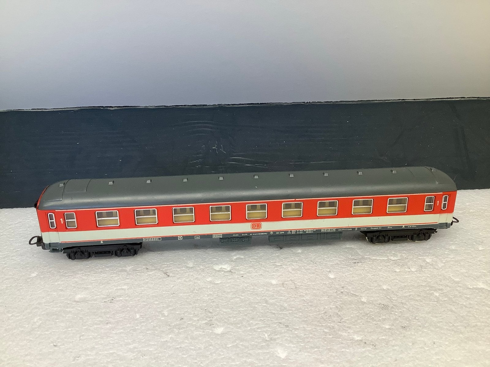 Lima DB personenwagon. ( 1 stootblokje ontbreekt ), Gebruikt, Gelijkstroom, Wagon, Ophalen of Verzenden