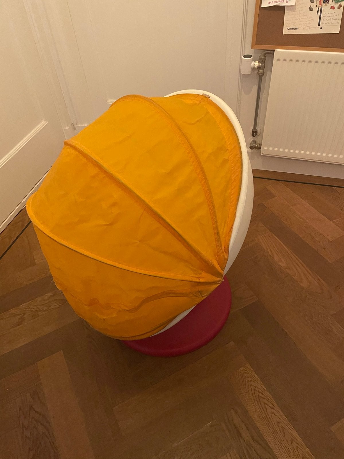 IKEA PS LÖMSK Draaistoel - Wit/Oranje, Ophalen, Overige typen