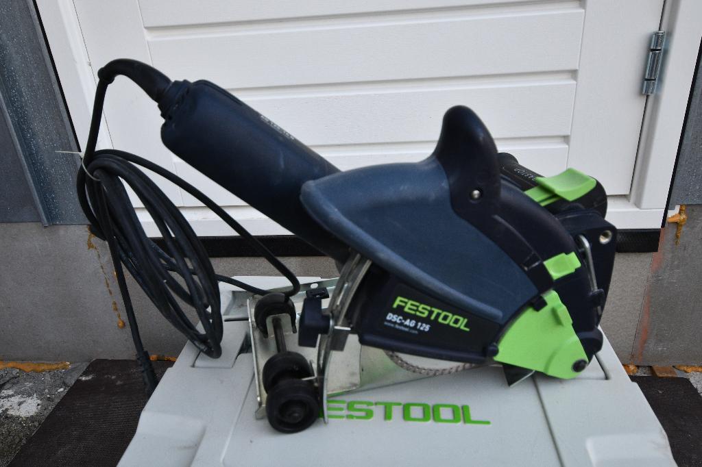 Festool DSG_AG 125 plus, Doe-het-zelf en Verbouw, Gereedschap | Zaagmachines, Minder dan 30 mm, Decoupeerzaag, Ophalen of Verzenden