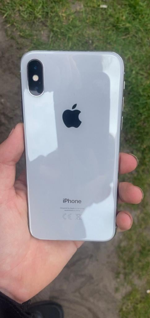 Apple iPhone X - Zilver - 64GB, Telecommunicatie, Mobiele telefoons | Apple iPhone, Ophalen, Gebruikt, IPhone X, 64 GB