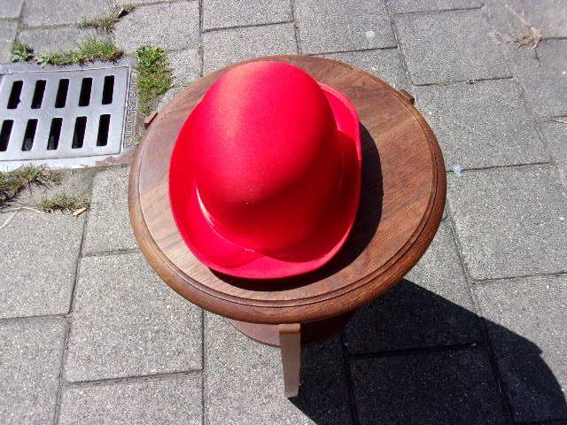 bolhoed rood nieuw, Ophalen of Verzenden, Nieuw, Hoed