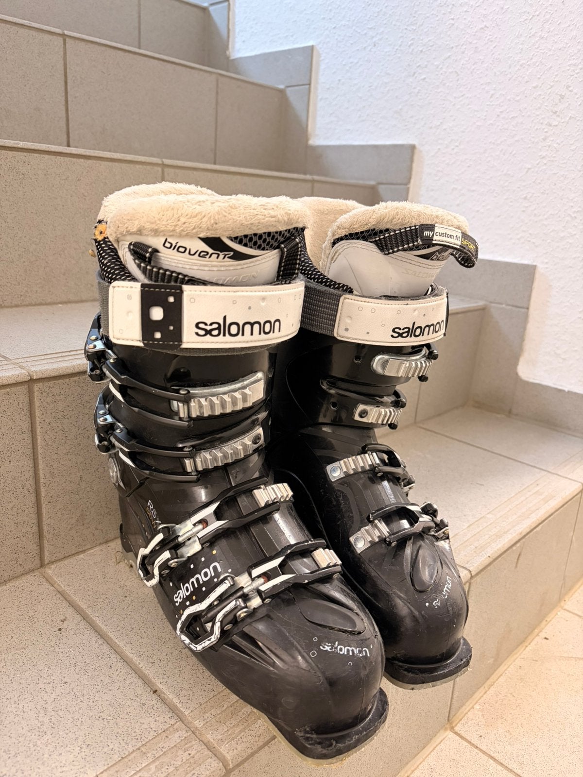 Salomon skischoenen maat 26/26.5, Sport en Fitness, Ophalen, 160 tot 180 cm, Gebruikt, Schoenen