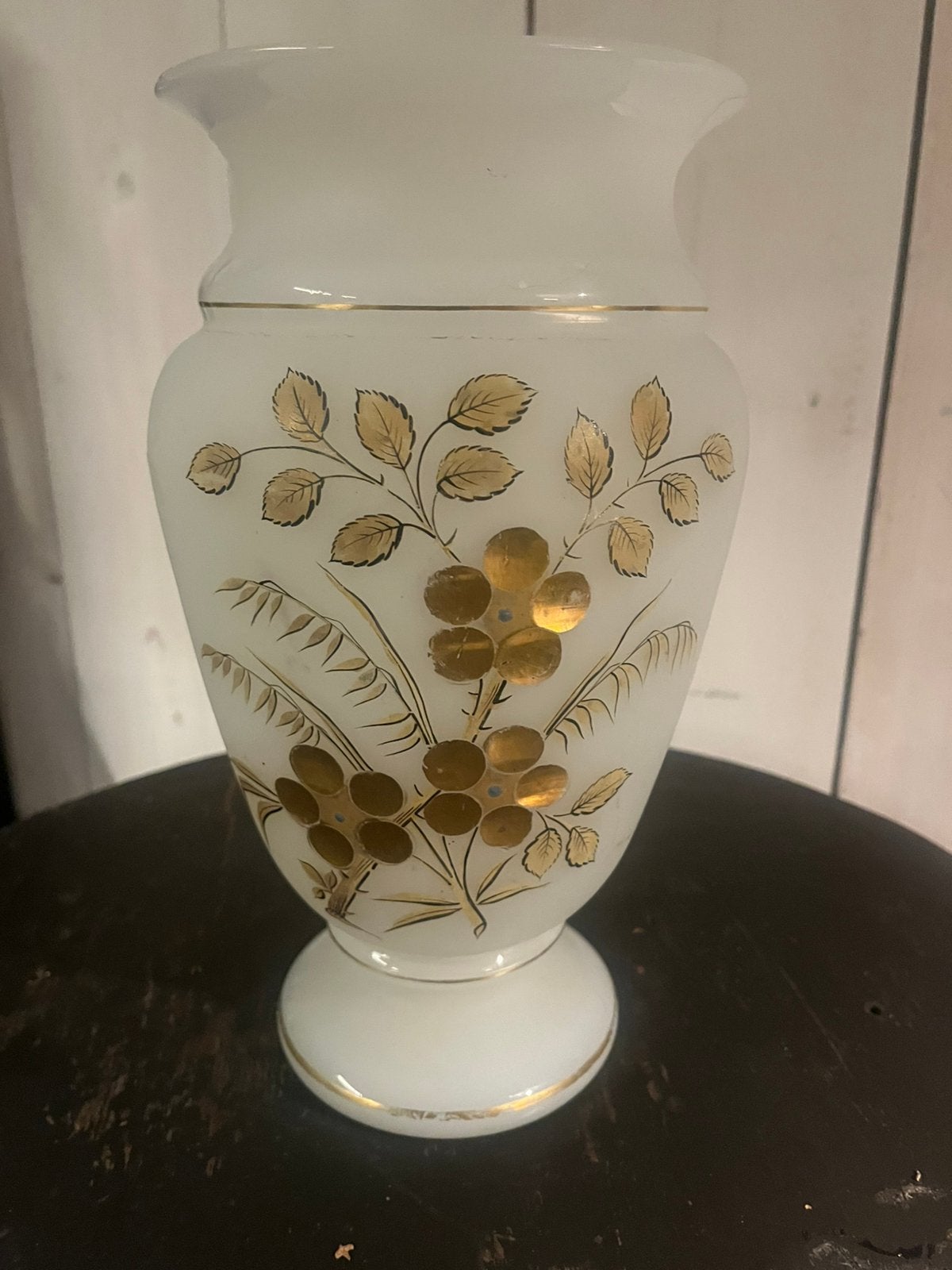 Antieke opaline glasvaas 30 cm hoog . Ophalen!!!, Antiek en Kunst, Ophalen