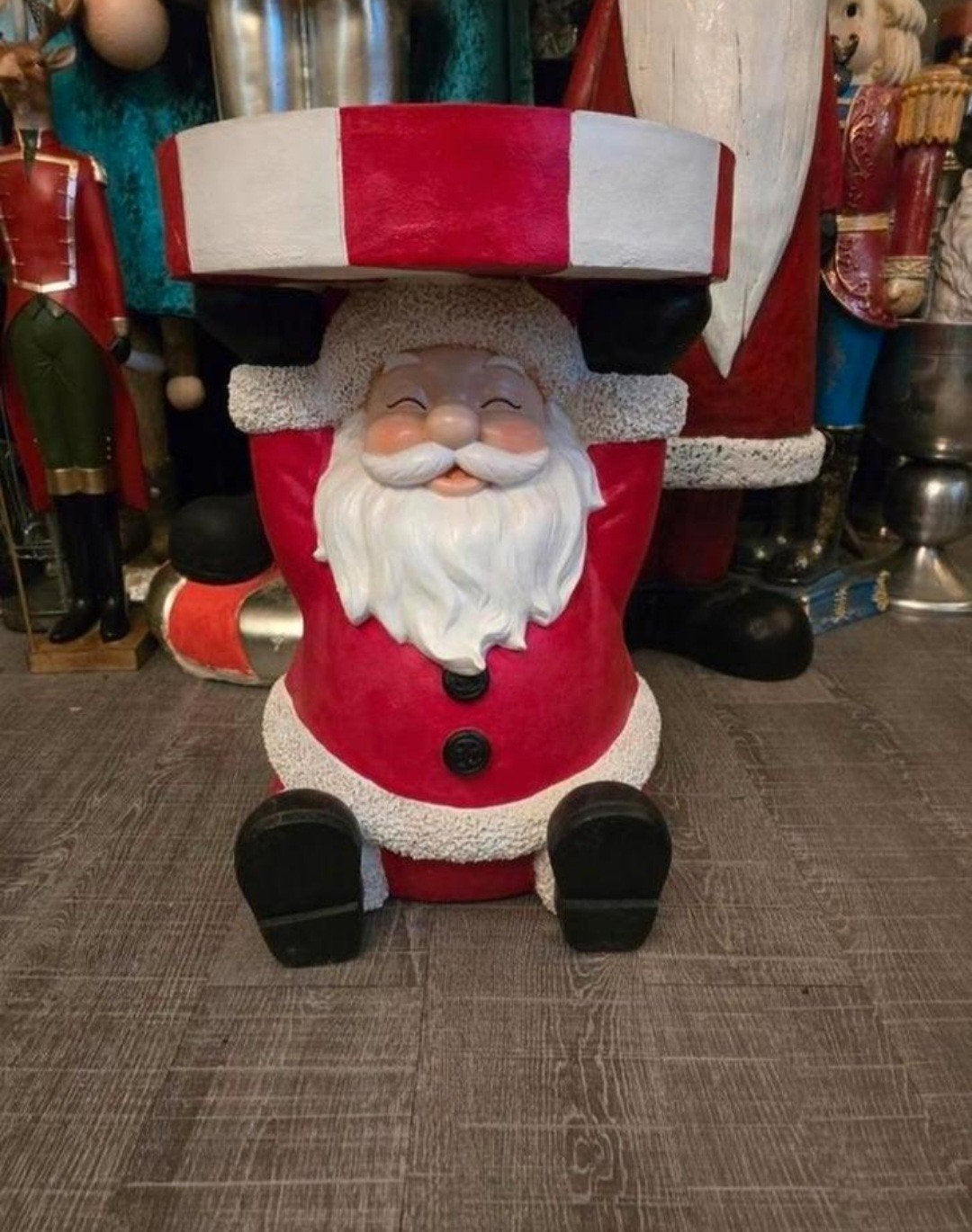 Clayre & Eef Kerstman bijzettafel - Unieke decoratie, Diversen, Ophalen of Verzenden, Nieuw