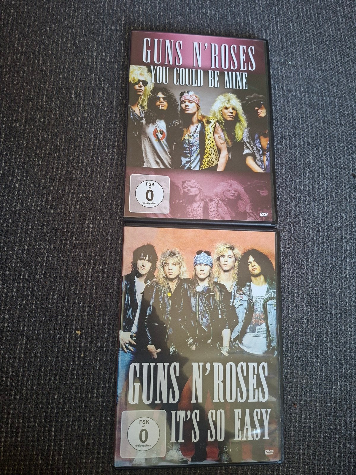 DVD - Guns N' Roses It's So Easy + You Could Be Mine- NIEUW, Alle leeftijden, Ophalen of Verzenden, Zo goed als nieuw