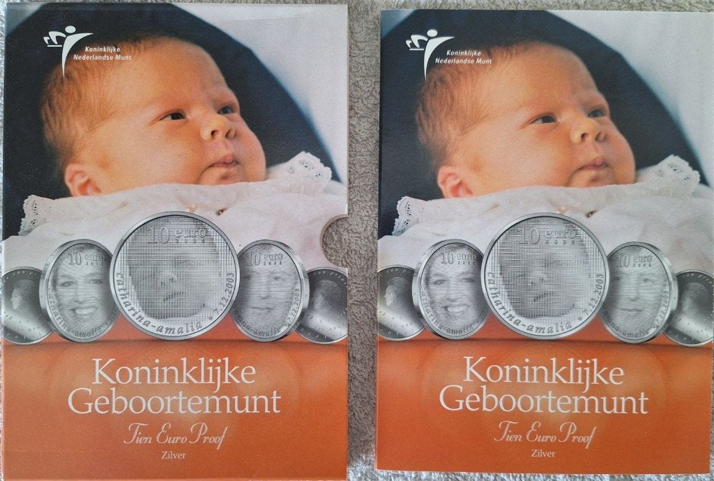 Nederland 10 euro zilver Proof 2004 - Het Geboorte Tientje, Zilver, Overige landen, 10 euro, Verzenden