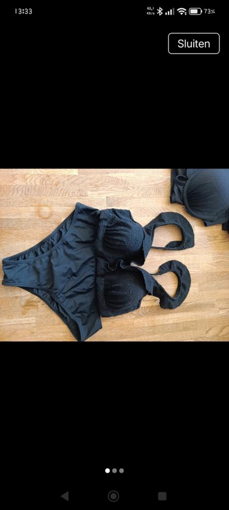 Leuke, nieuwe zwarte bikini - Maat S, Ophalen of Verzenden