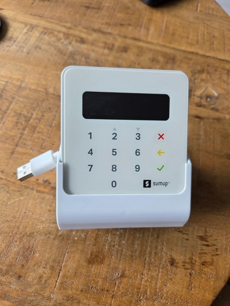 SumUp Air pinautomaat met oplaadstation, Ophalen