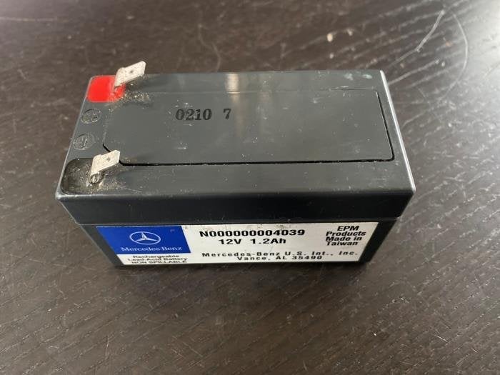 Start/stop accu van een Mercedes A-Klasse, Gebruikt, -, -, 3 maanden garantie