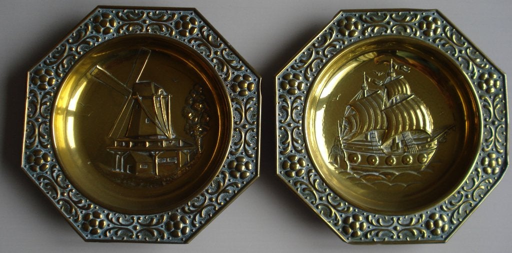 Koperen schalen, Ophalen of Verzenden