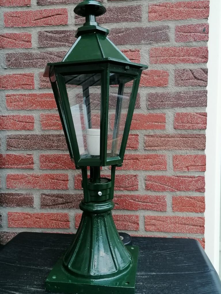 Buitenlamp Nostalgische Lantaarn Terraslantaarn 70 cm Nieuw, Tuin en Terras, Buitenverlichting, Staande lamp, Ophalen of Verzenden