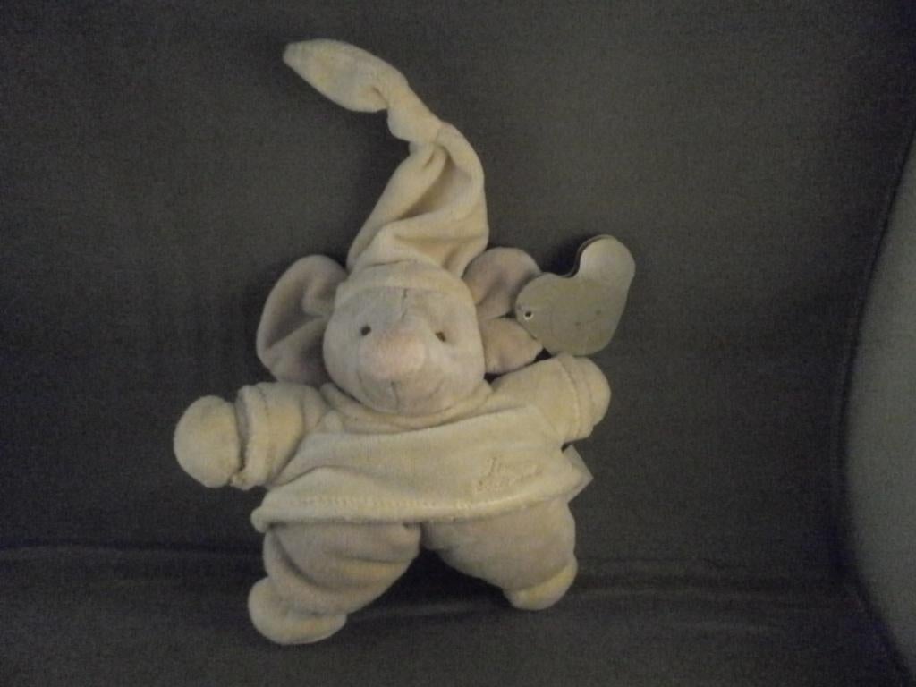 Tiamo muis Mike crème gebroken wit met rammel punt muts met, Ophalen of Verzenden, Nieuw, Overige typen