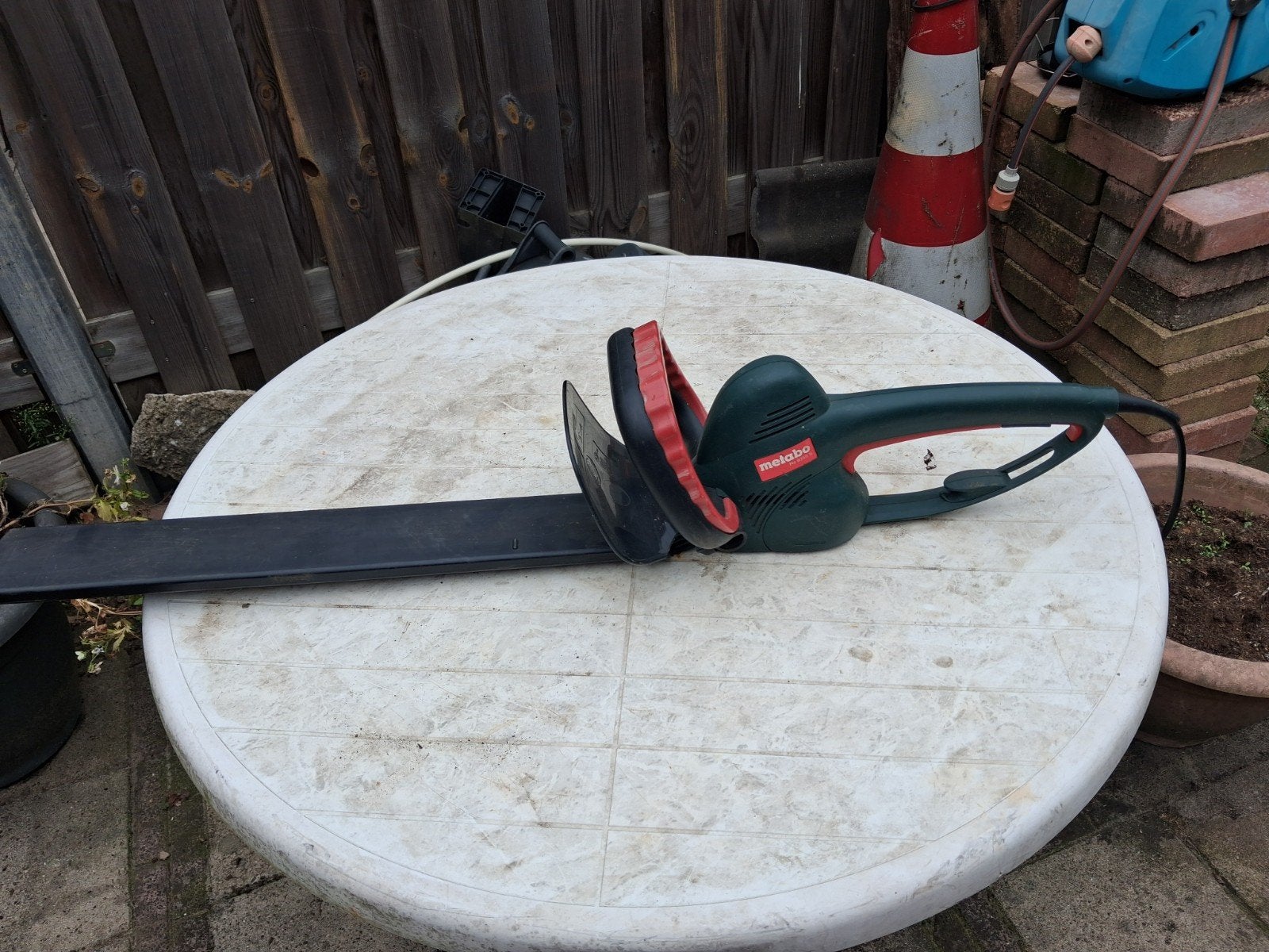 Metabo HS 8355 S Heggenschaar - Elektrisch, Ophalen of Verzenden, Gebruikt, Elektrisch, Metabo