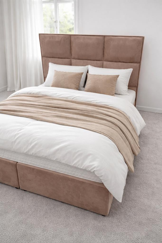Boxspring VELOURS 140/160/180 €600, Verzenden, 150 tot 200 cm, 150 cm of meer, Nieuw