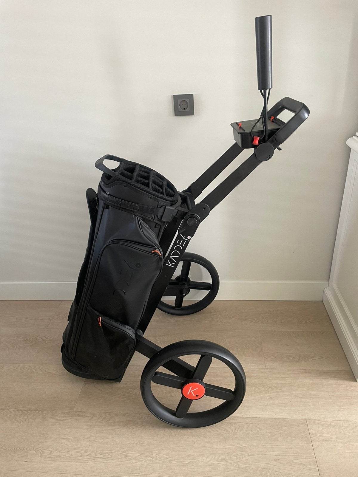 Mooi Kaddey Switch Golftrolley met Kaddey golftas, Ophalen, Gebruikt, Golfkar, Overige merken