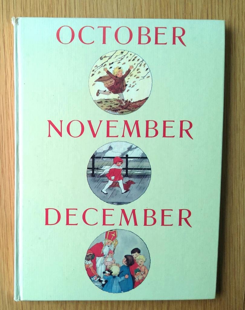 October November December. Tekeningen en versjes Rie Cramer., Ophalen of Verzenden, Zo goed als nieuw